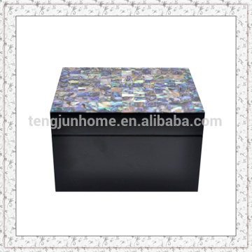 Abalone shell caixa de jóias caixa mãe de pérola